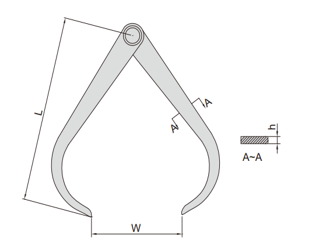 PLD 250 mm Dış Çap Pergeli